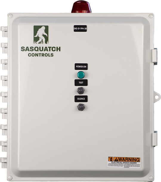 Single Phase Duplex Control Panel - Front View 